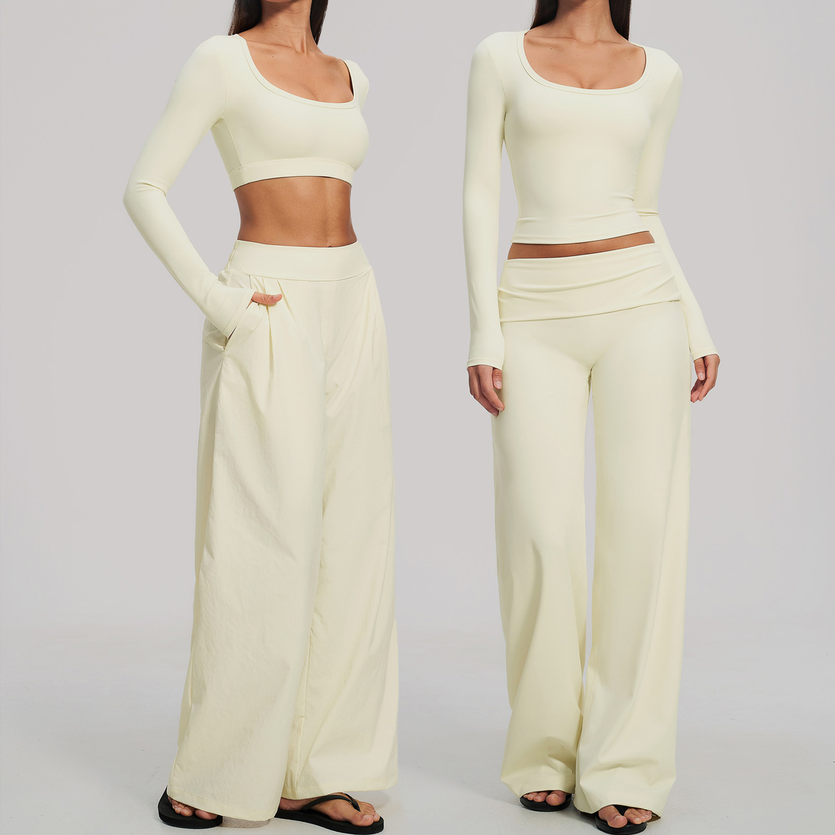 Compression Long Pant - Conjunto Deportivo de 2 Piezas para