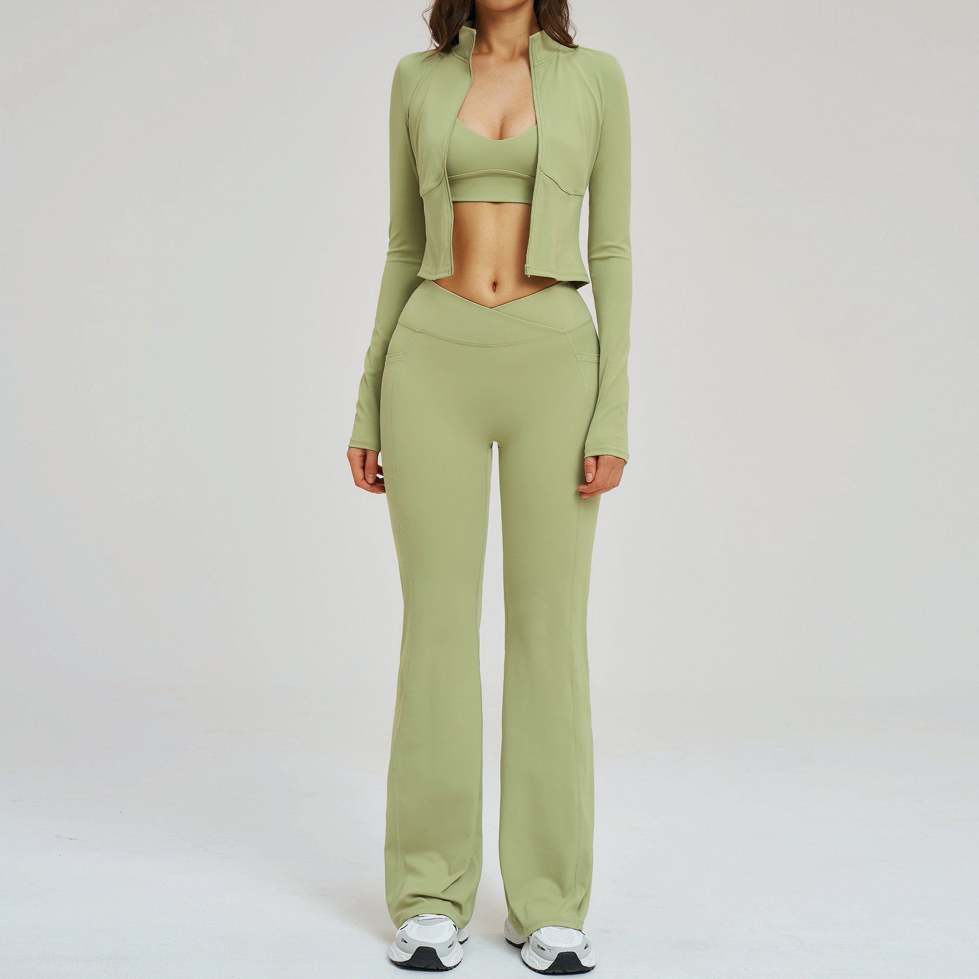 Conjunto de Yoga de 3 Piezas p - Compression Long Pant reseña y precio