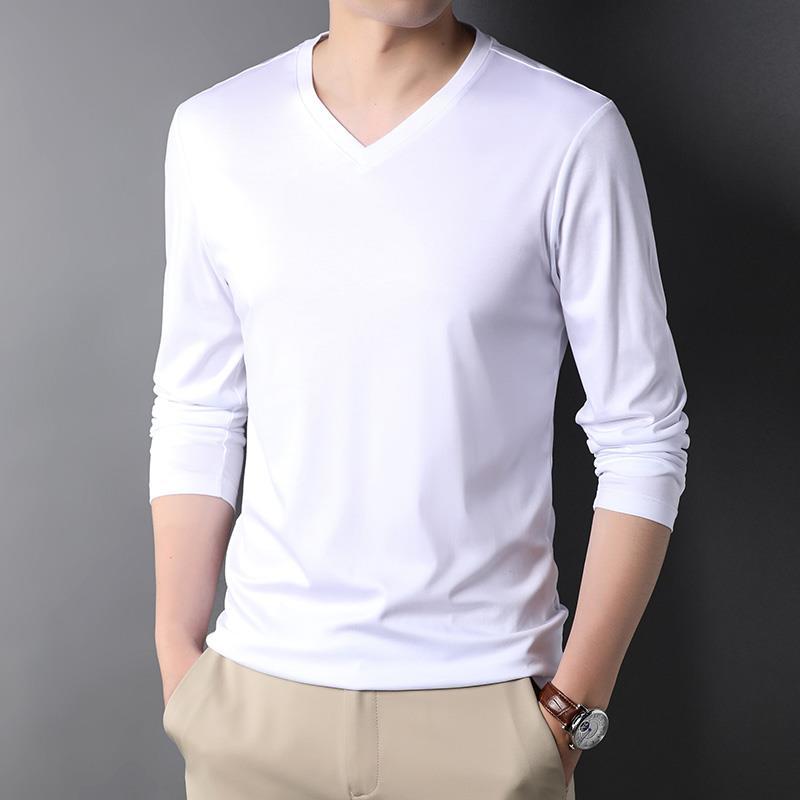 Camiseta de manga larga con cu - Undershirt Crew Neck reseña y precio